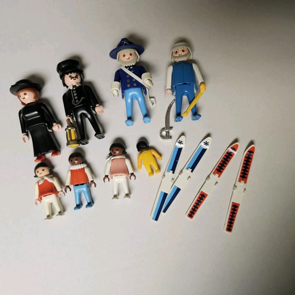 Huge Lot Playmobil‎ Figures People & Several Accessories Vintage